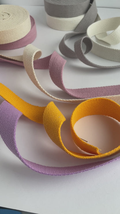 Gurtband Baumwolle 30mm orchidee