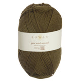 Wolle „pure wool worsted" khaki ROWAN