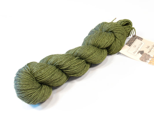 Bio-Wolle „heb merino fine" Shropshire Gras Rosy Green Wool