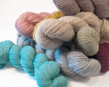 Bio-Wolle „heb merino fine" Shropshire Gras Rosy Green Wool