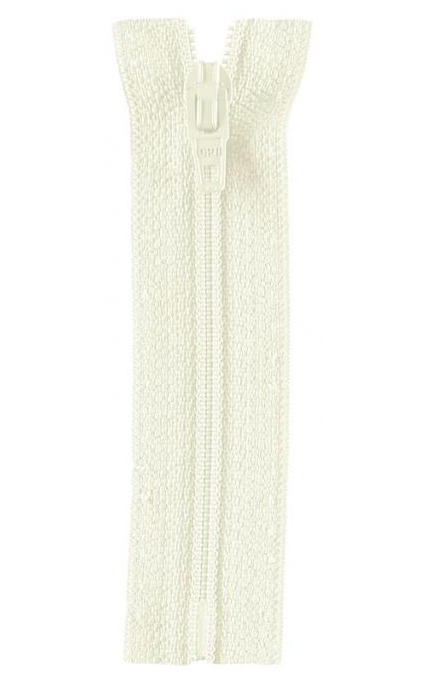 Reißverschluss S40 Fulda 22cm offwhite Opti