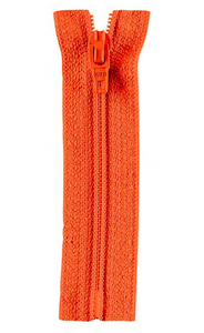 Reißverschluss S40 Fulda 22cm orange Opti