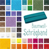 Baumwoll-Schrägband indigoblau gefalzt 40/20mm
