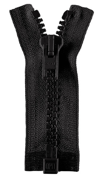 Reißverschluss P60 Werra teilbar 80cm schwarz Opti