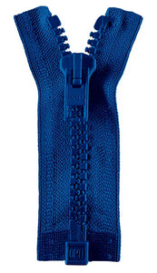 Reißverschluss P60 Werra teilbar 35cm royalblau Opti