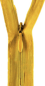 Reißverschluss Tropfen S43 25cm nahtverdeckt gelb Opti