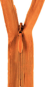 Reißverschluss Tropfen S43 20cm nahtverdeckt orange Opti