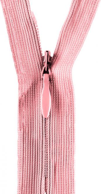 Reißverschluss Tropfen S43 20cm nahtverdeckt rosa Opti