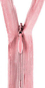 Reißverschluss Tropfen S43 25cm nahtverdeckt rosa Opti