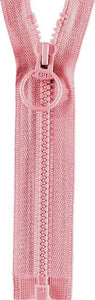 Reißverschluss P40 Ring 20cm rosa Opti