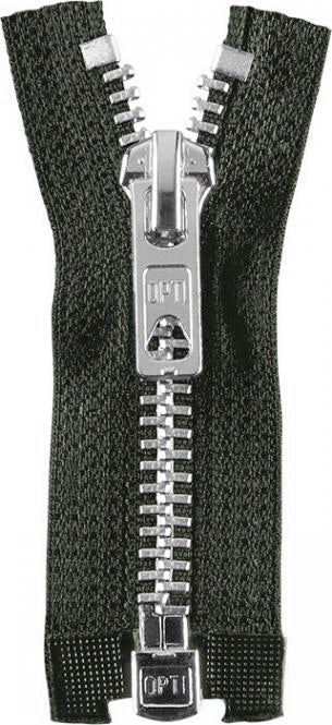 Reißverschluss M60 Werra teilbar 55cm anthrazit Opti