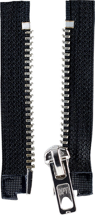 Reißverschluss M60 Werra teilbar 55cm anthrazit Opti
