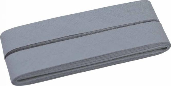 Baumwoll-Schrägband asphalt gefalzt 40/20mm