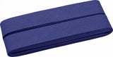 Baumwoll-Schrägband indigoblau gefalzt 40/20mm