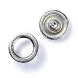 Jersey-Druckknöpfe silber Ring 10mm Prym