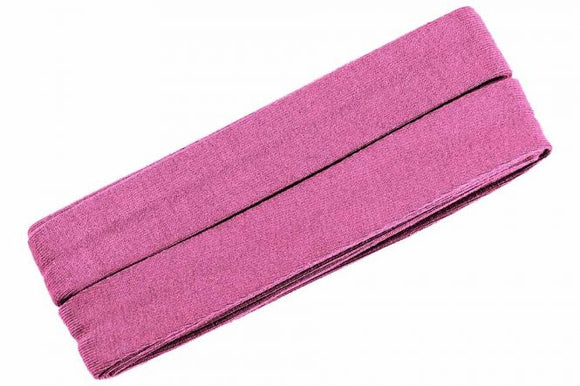 Jersey Schrägband pink gef. 40/20mm oaki doki