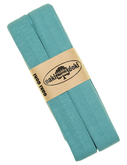 Jersey Schrägband Stretch gefaltet 40/20mm oaki doki