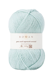 Wolle „pure wool worsted" aqua ROWAN