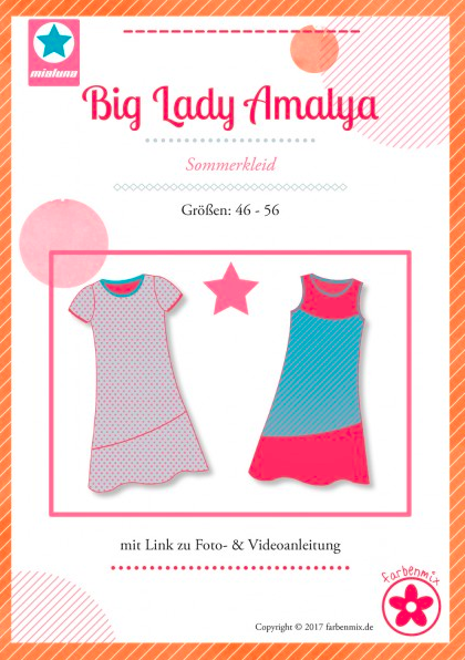Papierschnittmuster „Big Lady Amalya – Sommerkleid