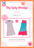 Papierschnittmuster „Big Lady Amalya – Sommerkleid" mialuna / farbenmix