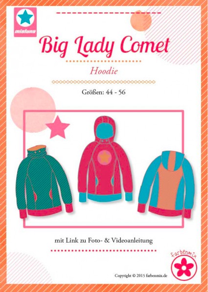 Papierschnittmuster „Big Lady Comet