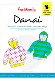 Papierschnittmuster „Danai – Oversized Hoodie" farbenmix