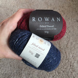 Wolle „felted tweed – treacle" braun ROWAN