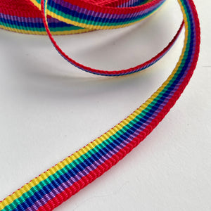 Gurtband 15mm Regenbogen